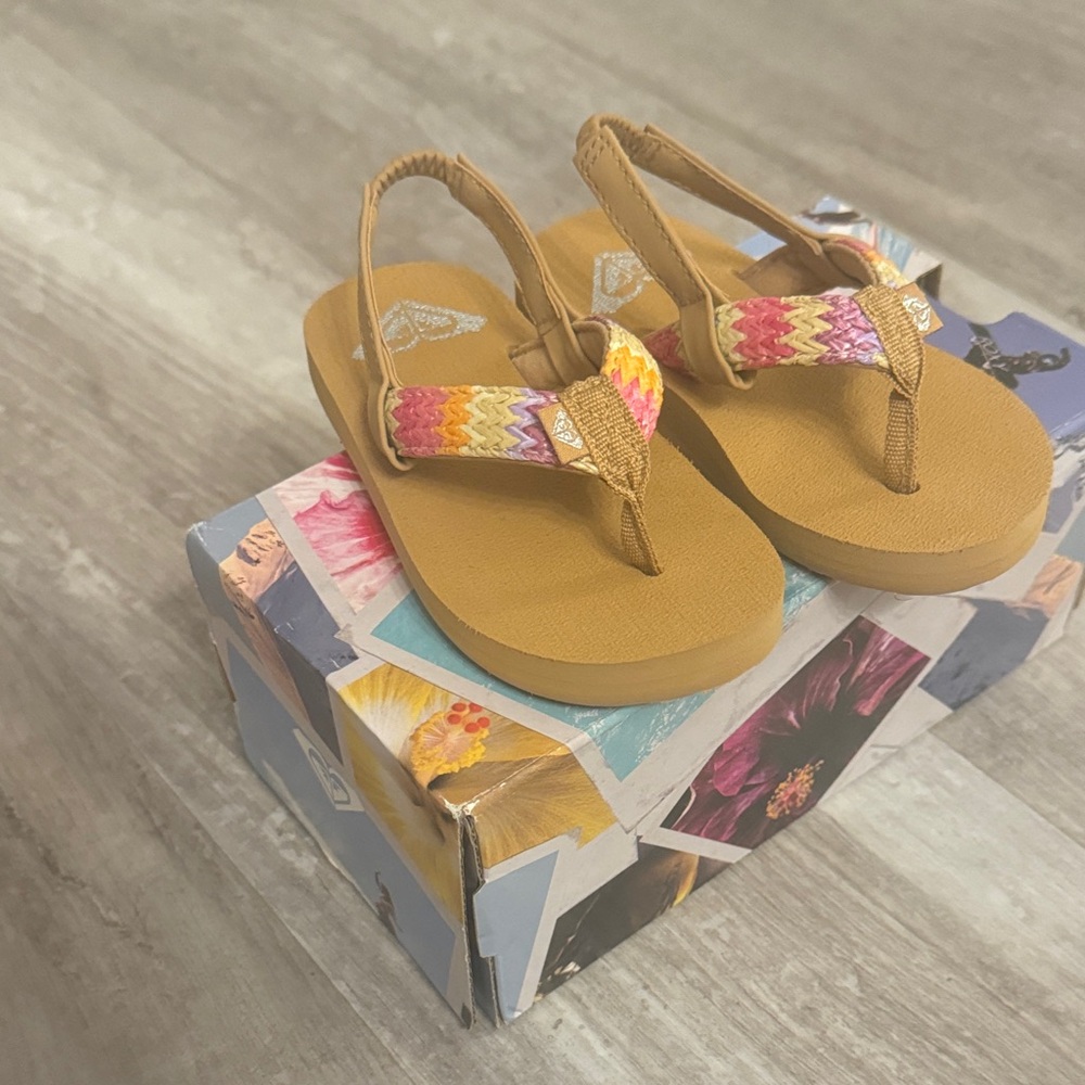 Roxy Kids Sandals with Multicolor Straps